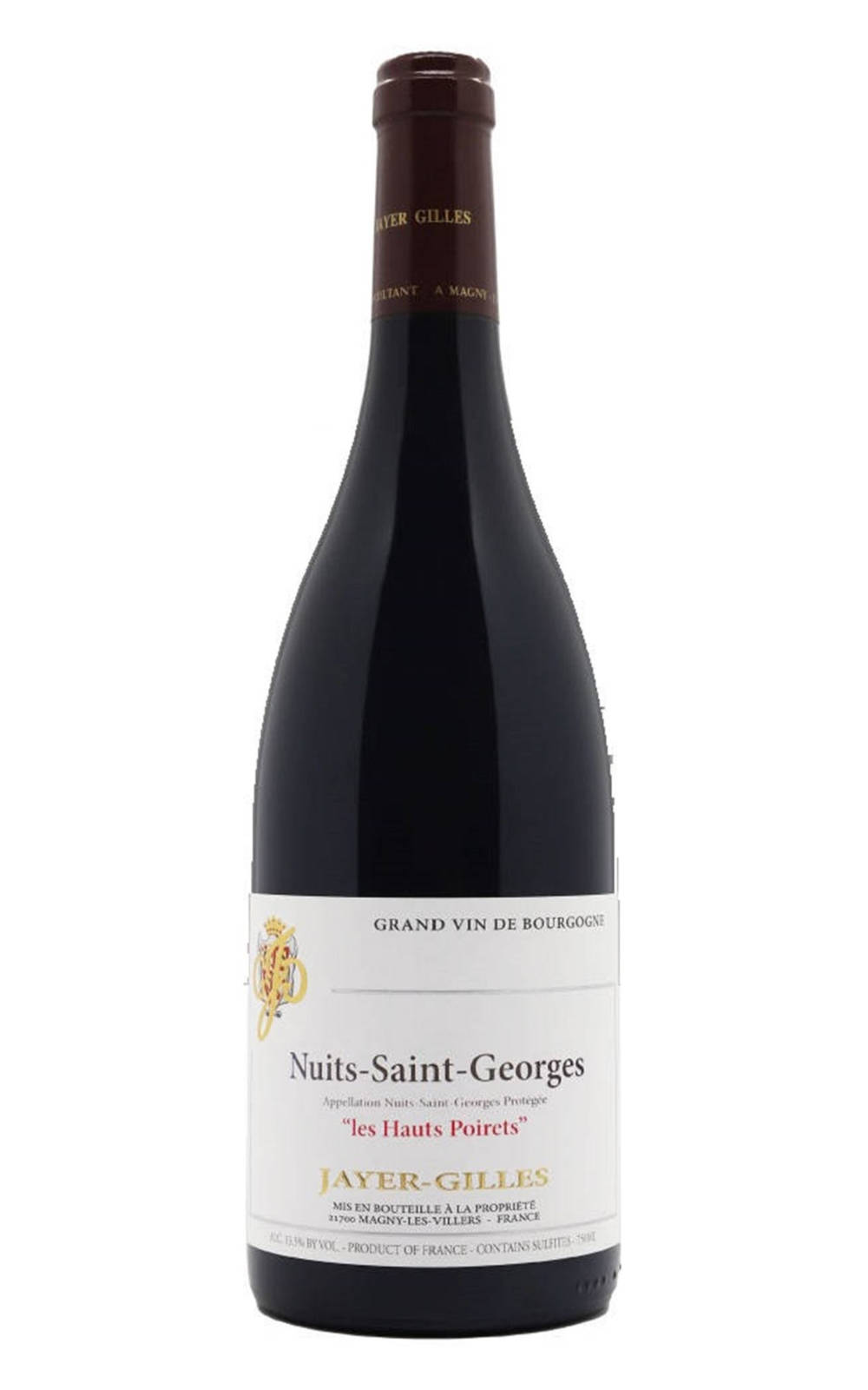 Domaine Hoffmann Jayer Nuits Saint Georges Les Hauts Poirets 2017年前為Jayer Gilles標 2015 霍夫曼 佳葉酒莊 夜聖喬治 波黑高地 紅酒 2017年前為Jayer Gilles標