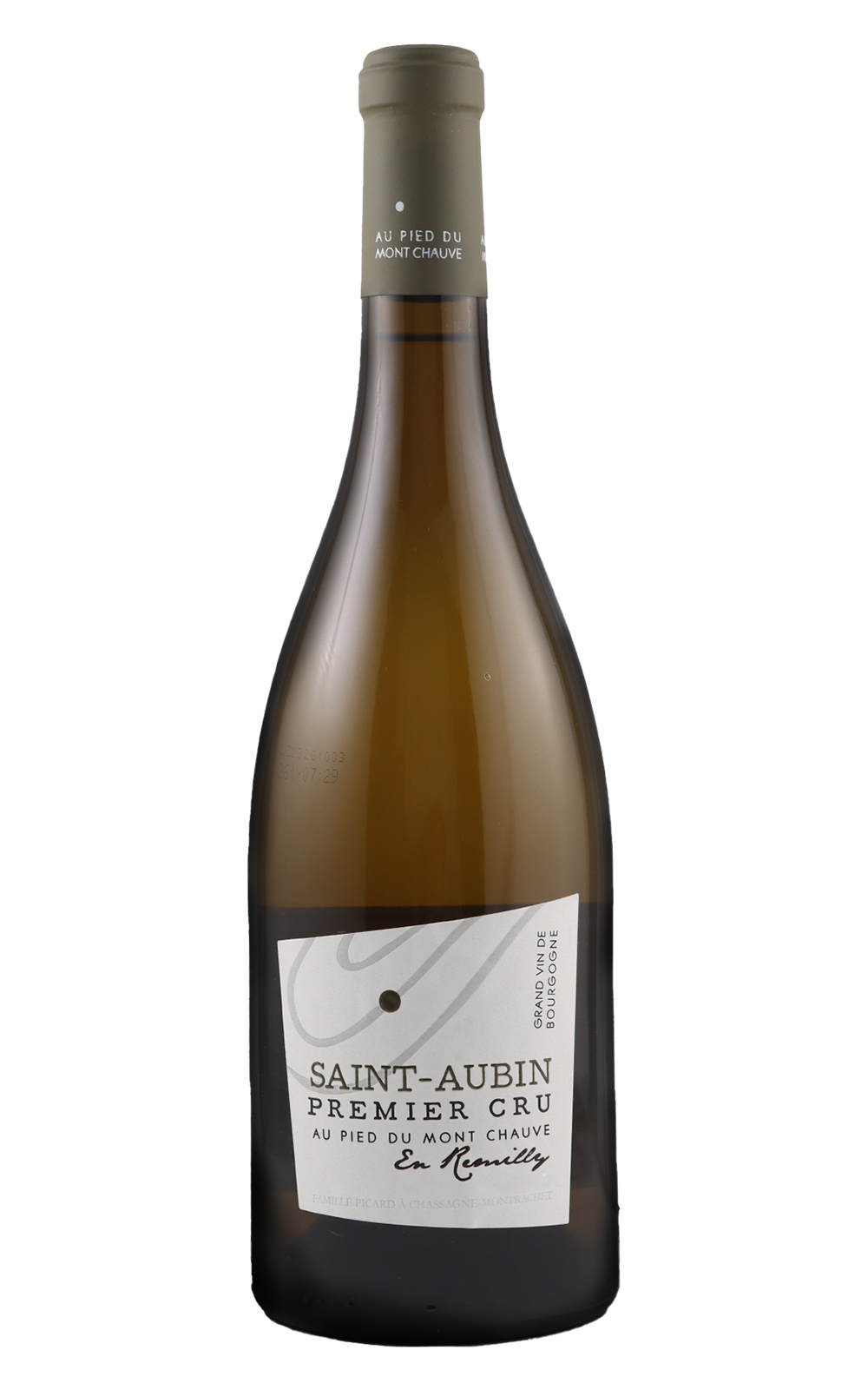 Au Pied du Mont Chauve Saint Aubin 1er Cru En Remilly 2020 秀芙山腳酒莊 聖歐班 翁雷米荔 一級園白酒