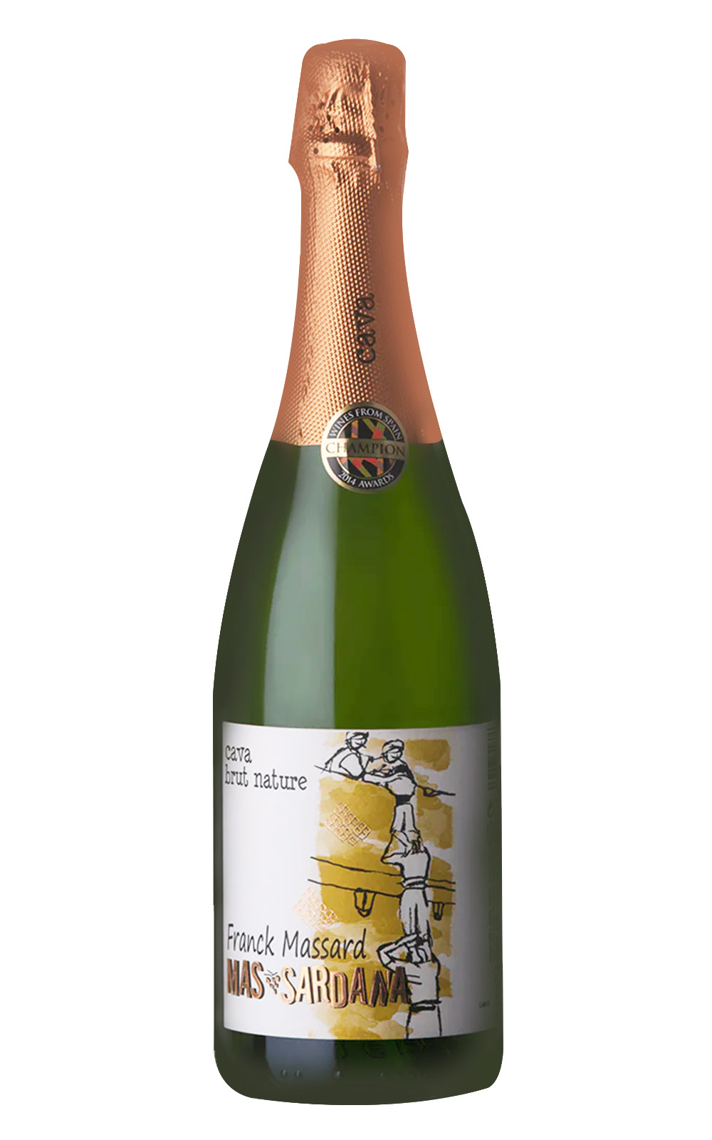 Franck Massard Mas Sardana Cava Brut Nature NV 法蘭克瑪莎酒莊 圈舞 不甜氣泡酒