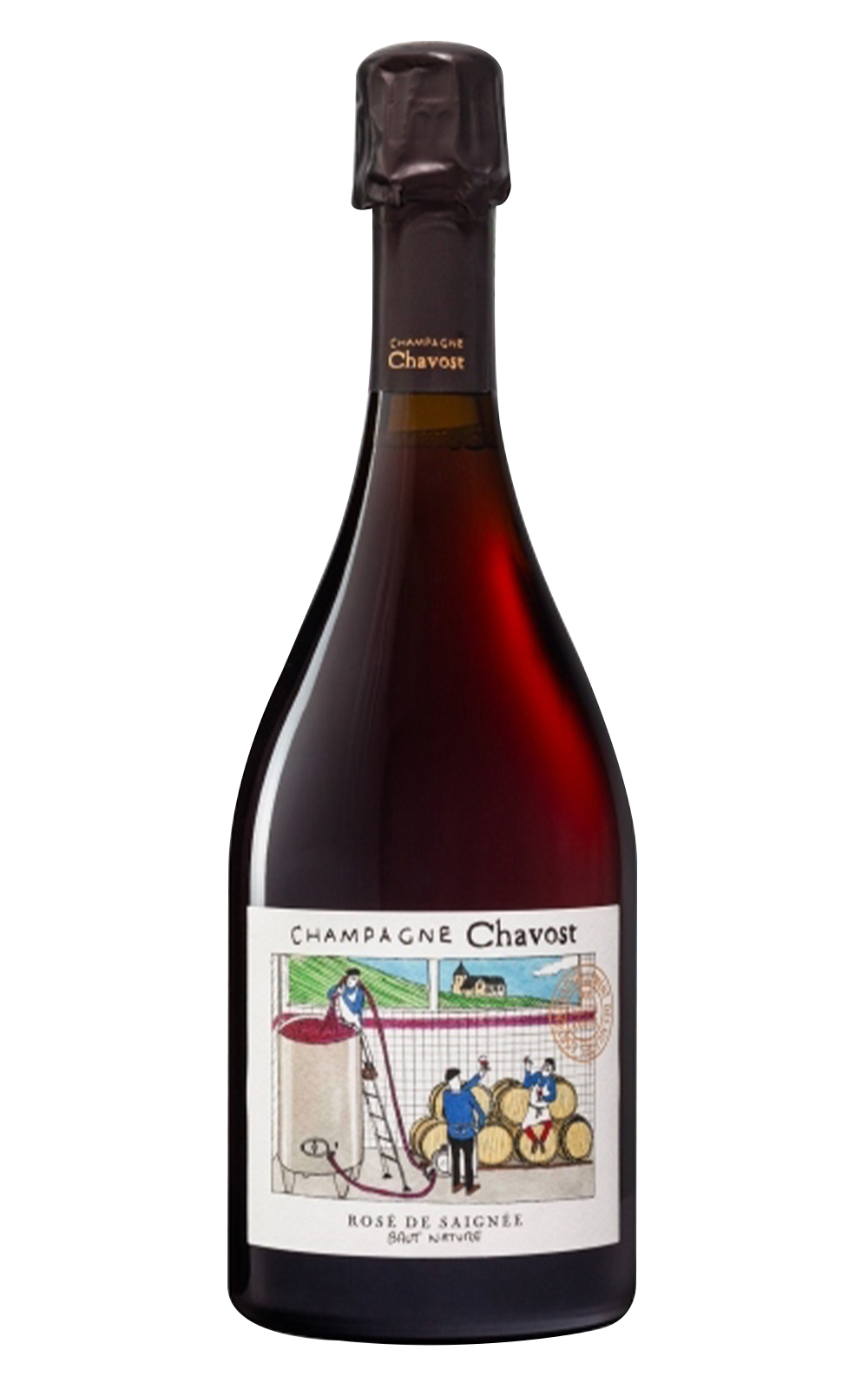 Champagne Chavost Rose de Saignee Brut Nature NV 俠弗斯香檳 粉如血染 不甜粉紅香檳