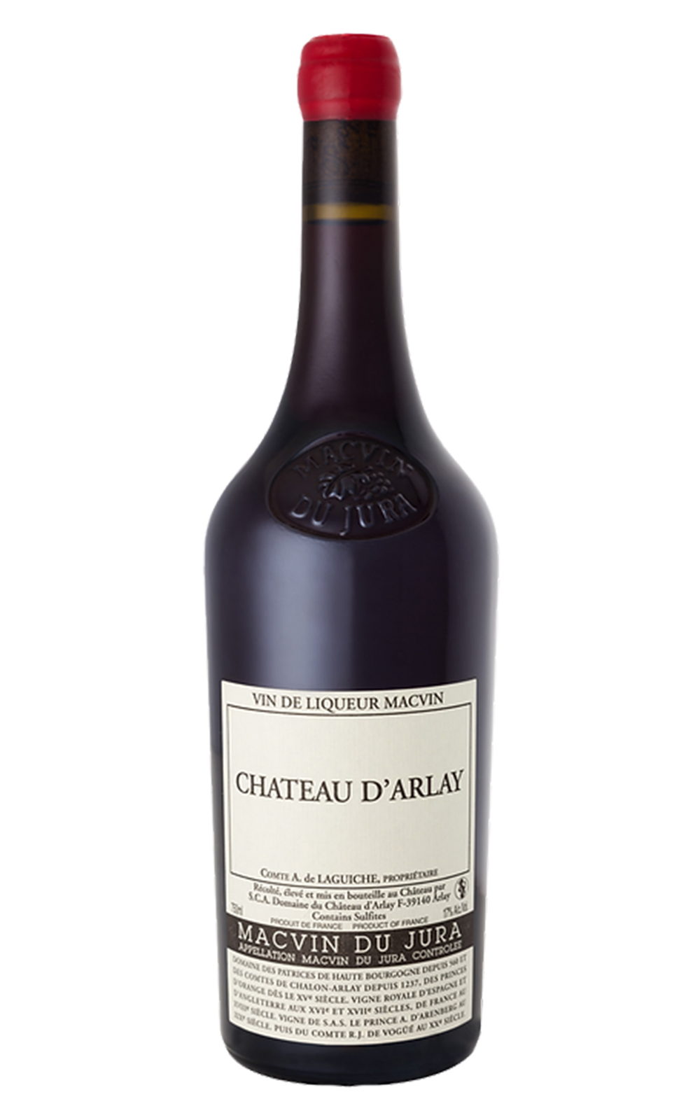 Chateau d Arlay Vin de Liqueur Macvin Rouge NV 達拉堡 香甜紅酒