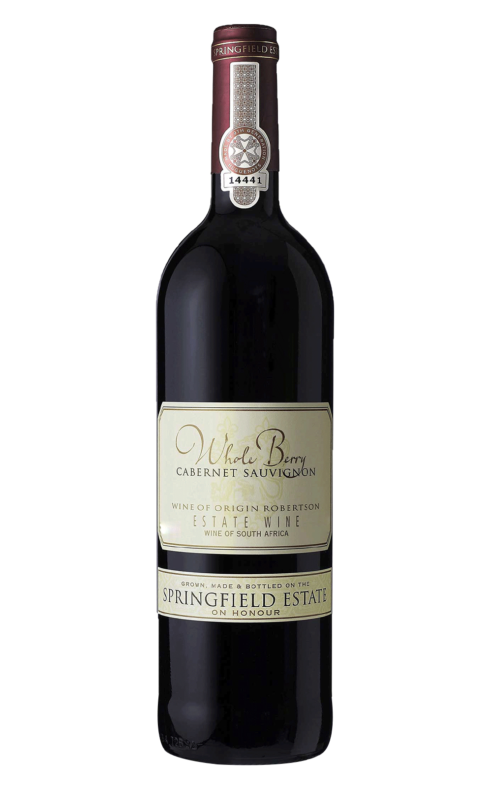 Springfield Estate Whole Berry Cabernet Sauvignon 2018 春田酒莊 莓果天堂 卡本內蘇維濃紅酒