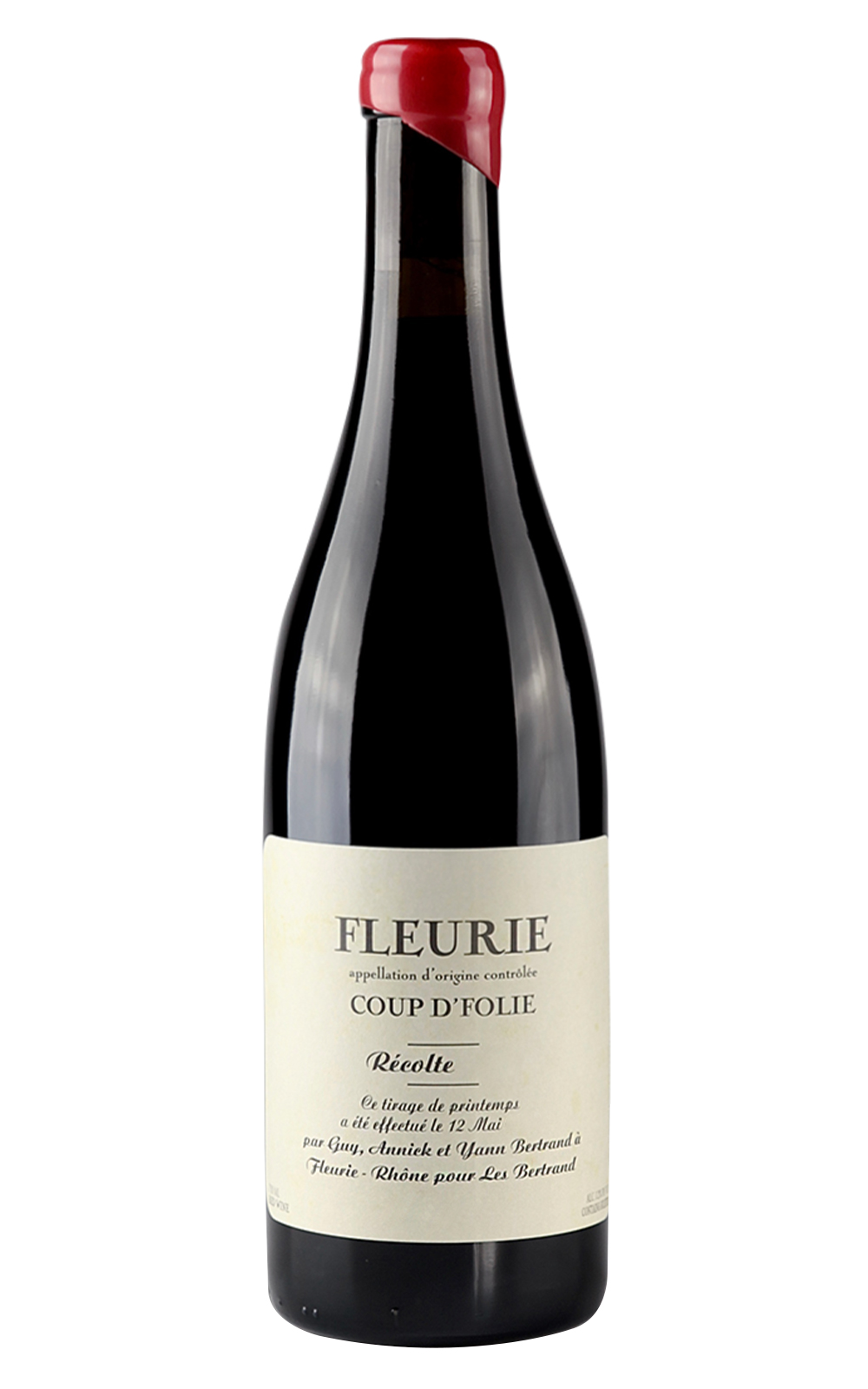 Les Bertrand Fleurie Coup d Folie Rouge 2021 貝桐家族酒莊 弗勒莉 瘋狂 紅酒