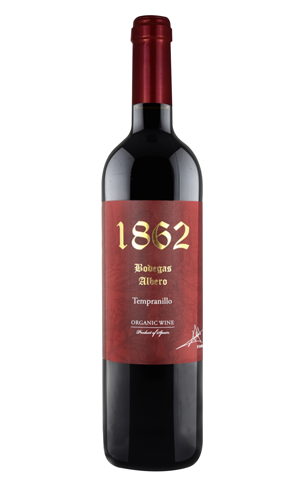 Bodegas Albero 1862 Tempranillo Organic Wine 2021 艾爾貝羅酒莊 1862 田帕尼優有機紅酒