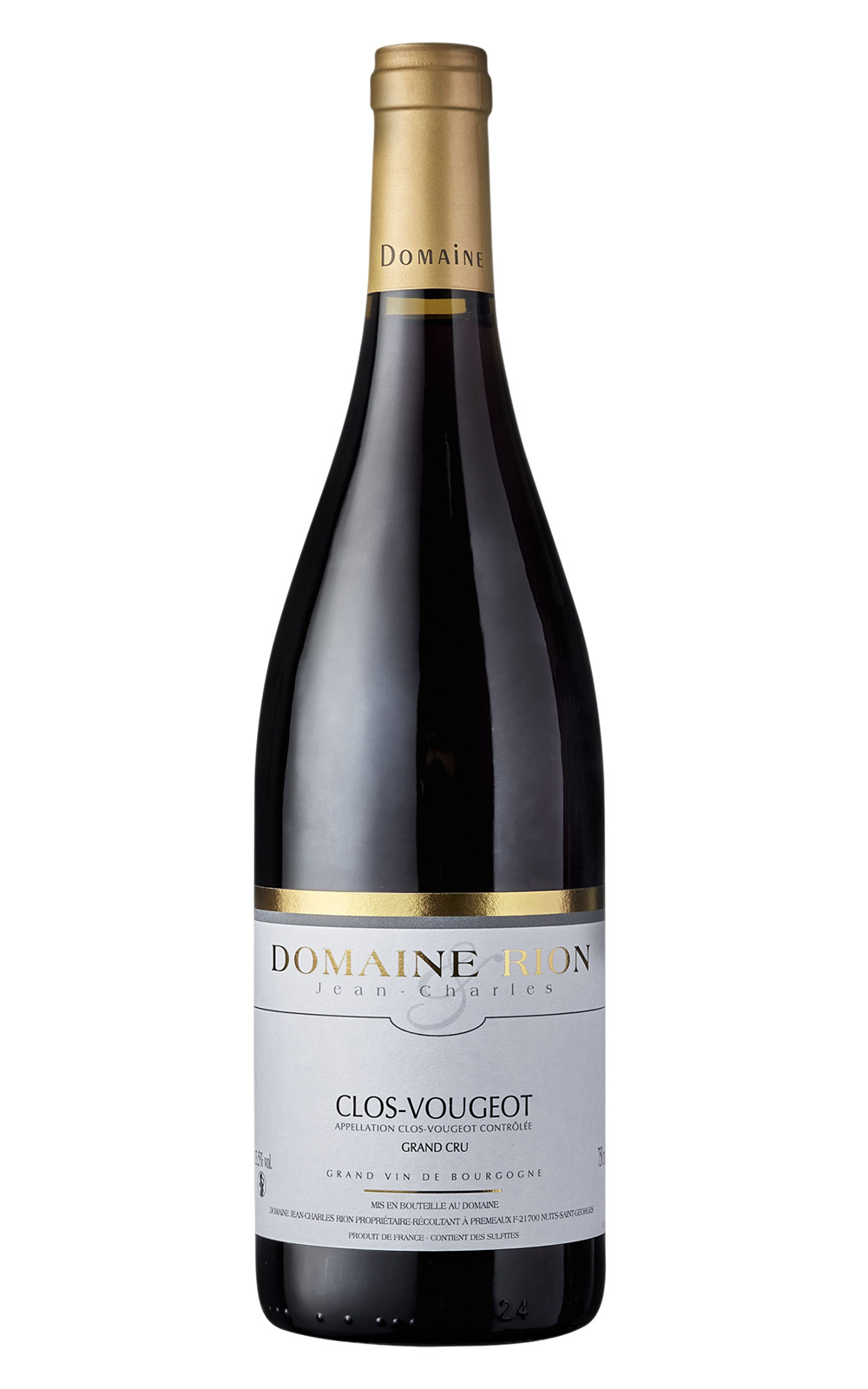 Domaine Jean Charles Rion Clos Vougeot Grand Cru 2018 尚查爾斯 瑞揚酒莊 梧玖園 特級園紅酒
