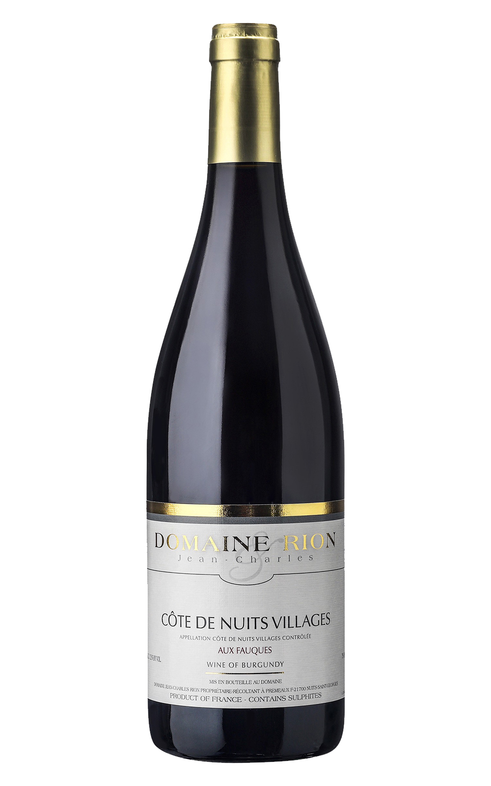 Domaine Jean Charles Rion Cotes de Nuits Villages Aux Fauques Rouge 2021 尚查爾斯 瑞揚酒莊 夜丘村莊 福克斯 紅酒