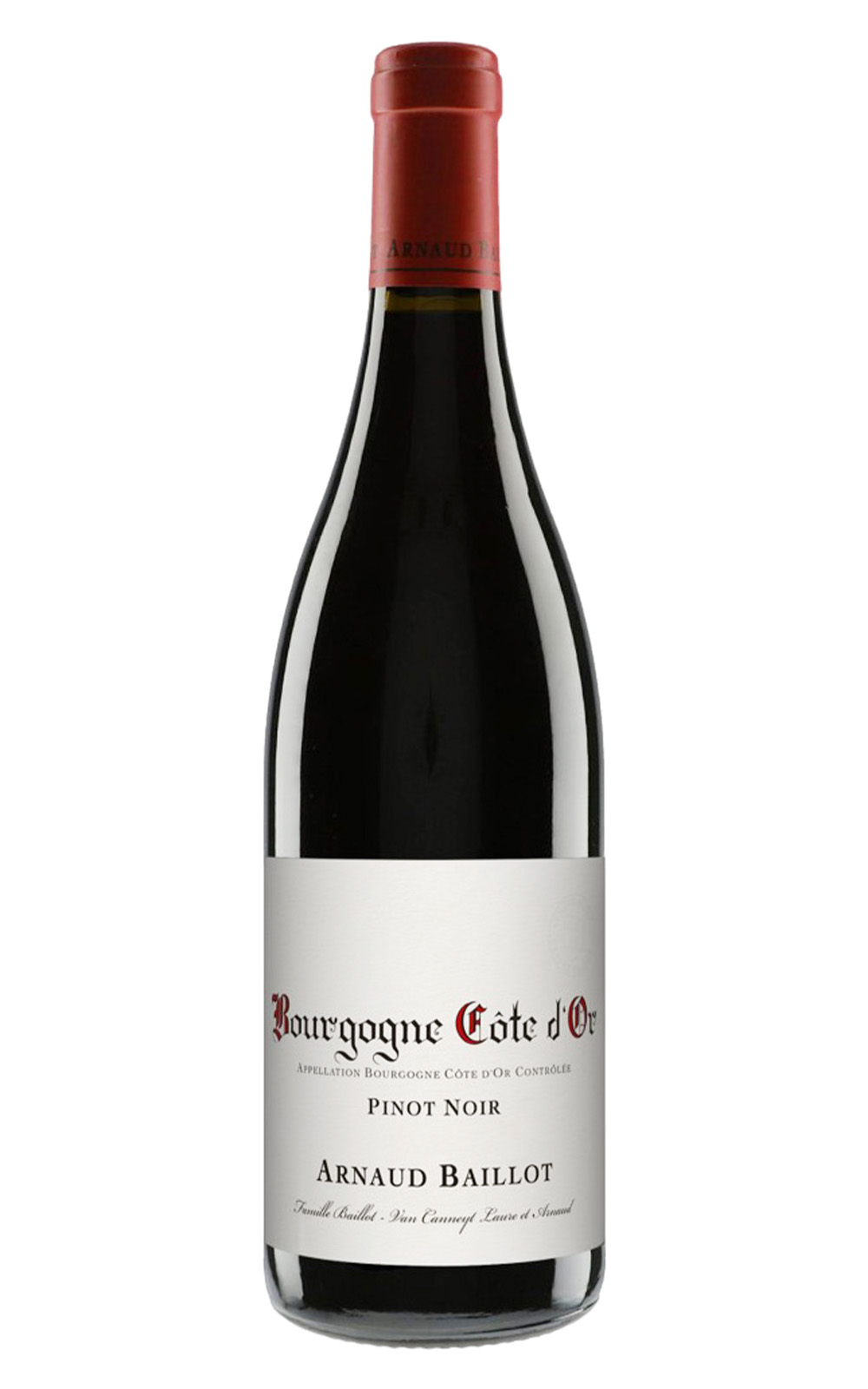 Domaine Arnaud Baillot Bourgogne Cote d Or Pinot Noir 2021 阿諾 拜悠酒莊 布根地 金丘黑皮諾紅酒