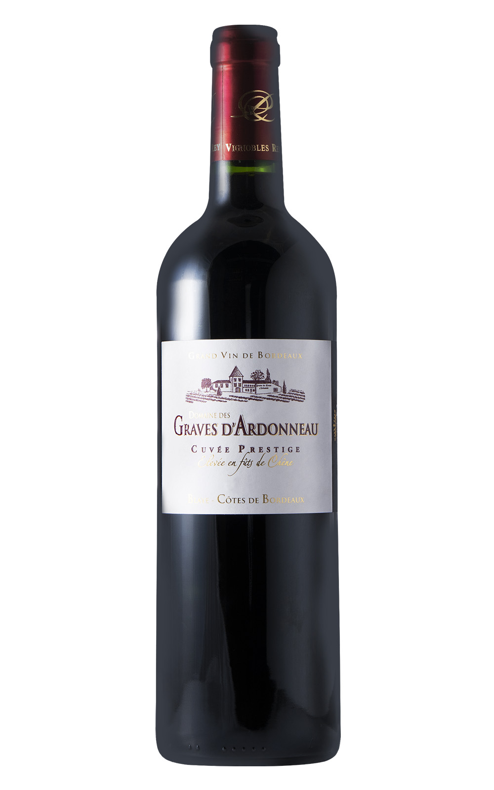 Domaine des Graves d Ardonneau Blaye Cotes de Bordeaux Cuvee Prestige Rouge 2018 阿督諾酒莊 波爾多布拉伊丘紅酒
