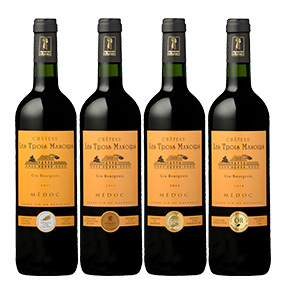 Château Les Trois Manoirs-Château Les Trois Manoirs 4 Bottle Set（2011、2012、2013、2014 / 750ml*4）