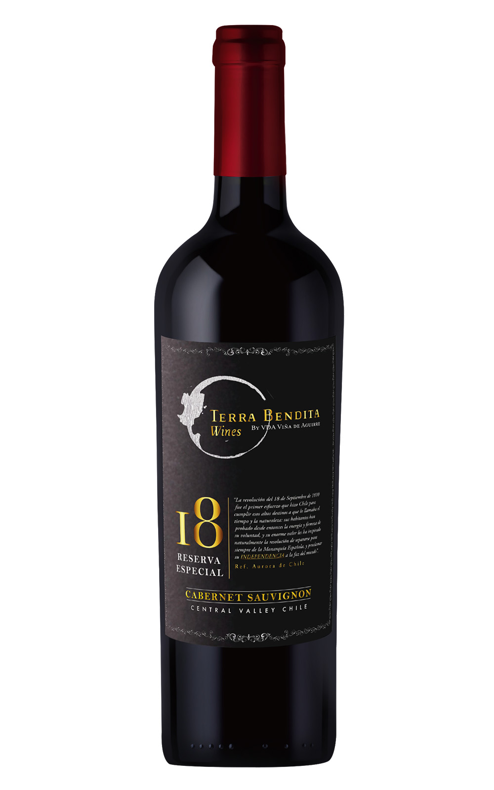 Vina De Aguirre 18 Reserva Cabernet Sauvignon 2019 阿吉雷酒莊 智利18獨立紀念日系列 珍藏卡本內蘇維濃紅酒