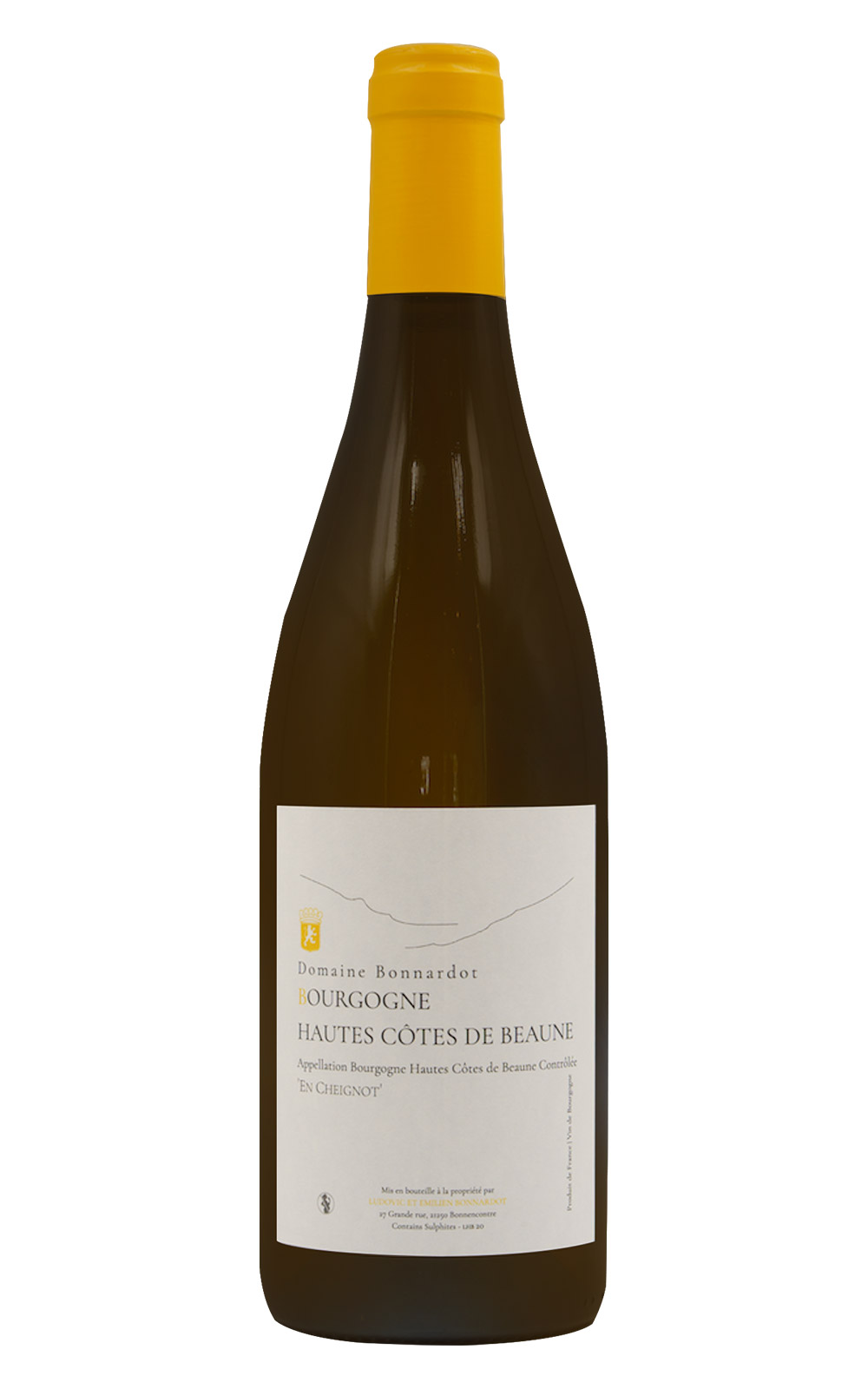Domaine Bonnardot Bourgogne Hautes Cotes de Beaune En Cheignot Blanc 2020 伯納多酒莊 布根地 上伯恩丘 仙紐 白酒