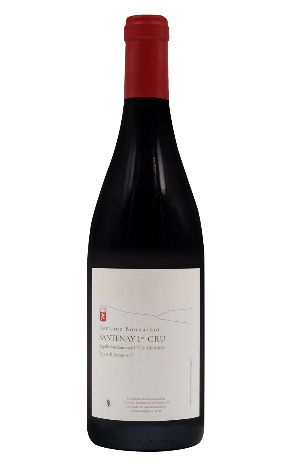Domaine Bonnardot Santenay 1er Cru Clos RouSSeau Rouge 2021 伯納多酒莊 松特內 胡梭園 一級園紅酒