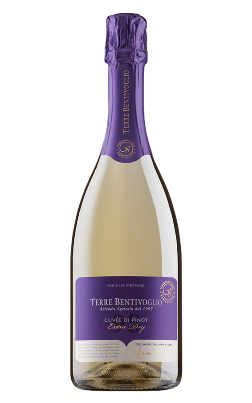 Cantine Pirovano Terre Bentivoglio Cuvée di Pinot 98 Spumante Extra Dry NV 皮羅瓦諾酒莊 TB系列 98 號皮諾特釀 特級不甜氣泡酒