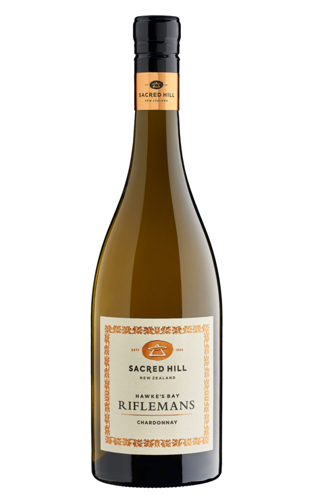 Sacred Hill Wine Riflemans Chardonnay 2019 聖山酒莊 突擊者 夏朵內白酒