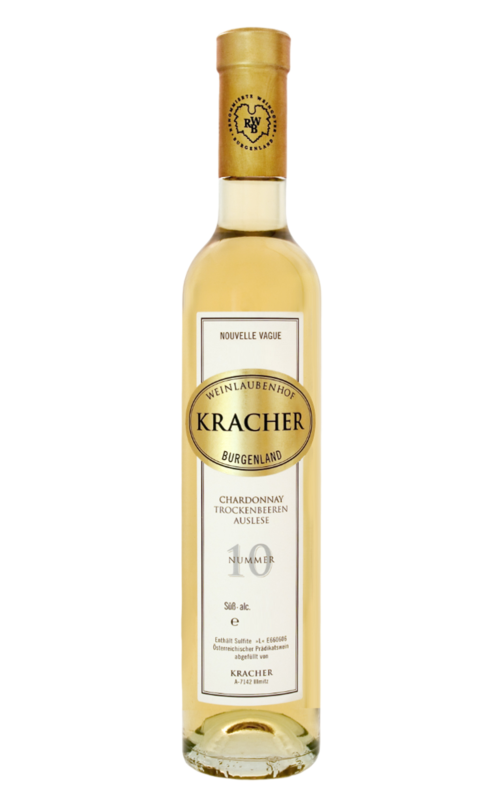 Weinlaubenhof Kracher Nouvelle Vague Nummer 10 Chardonnay Trockenbeerenauslese 2006 克羅采酒莊 新潮系列 10號 夏多內 TBA甜白酒