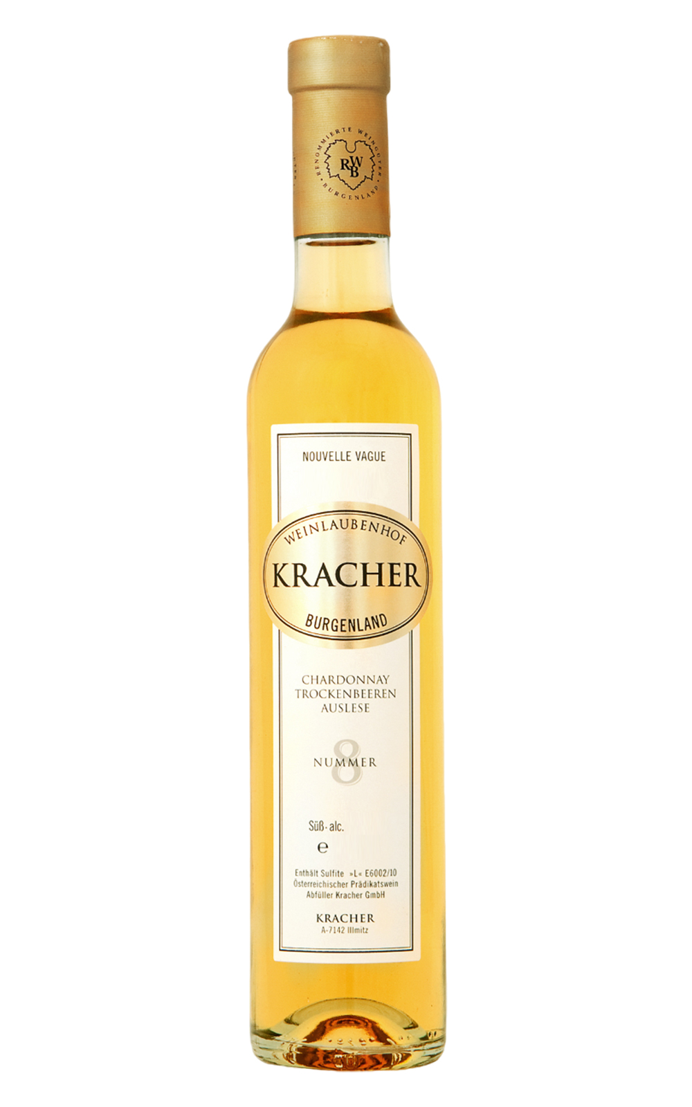Weinlaubenhof Kracher Nouvelle Vague Nummer 8 Chardonnay Trockenbeerenauslese 2008 克羅采酒莊 新潮系列 8號 夏多內 TBA甜白酒