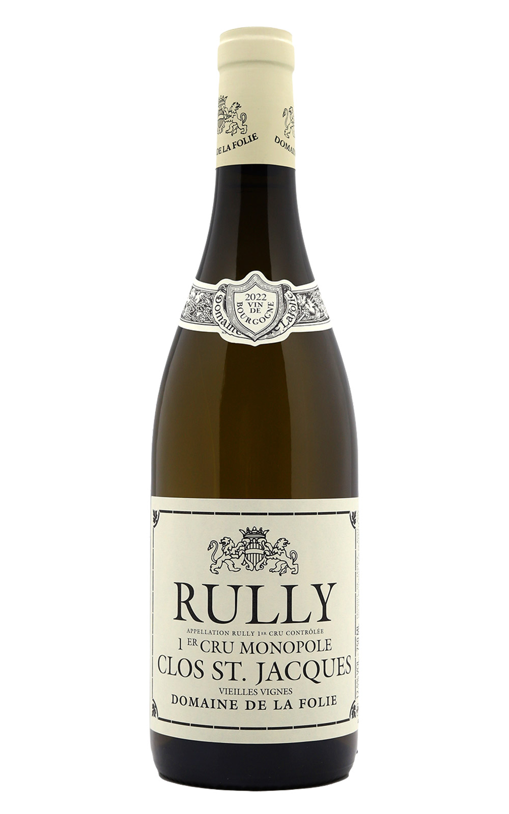 Domaine de la Folie Rully 1er Cru Clos St Jacques Monopole Vieilles Vignes Blanc 2022 富樂園酒莊 乎利 聖雅各園 獨占一級園 老藤白酒