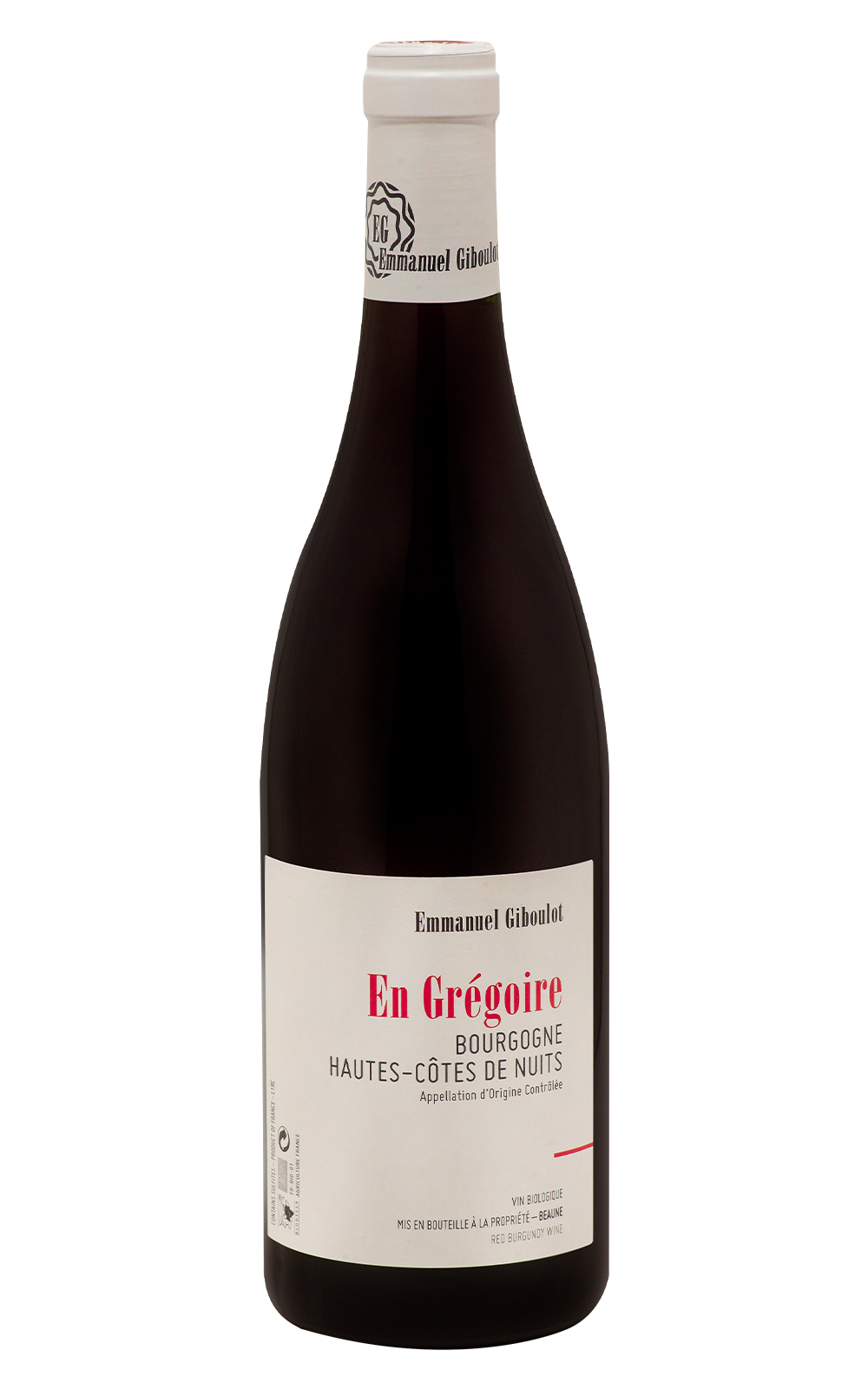 Domaine Emmanuel Giboulot En Grégoire Bourgogne Hautes Côtes de Nuits 2020 艾曼紐 吉布洛酒莊 葛利果 布根地上夜丘紅酒