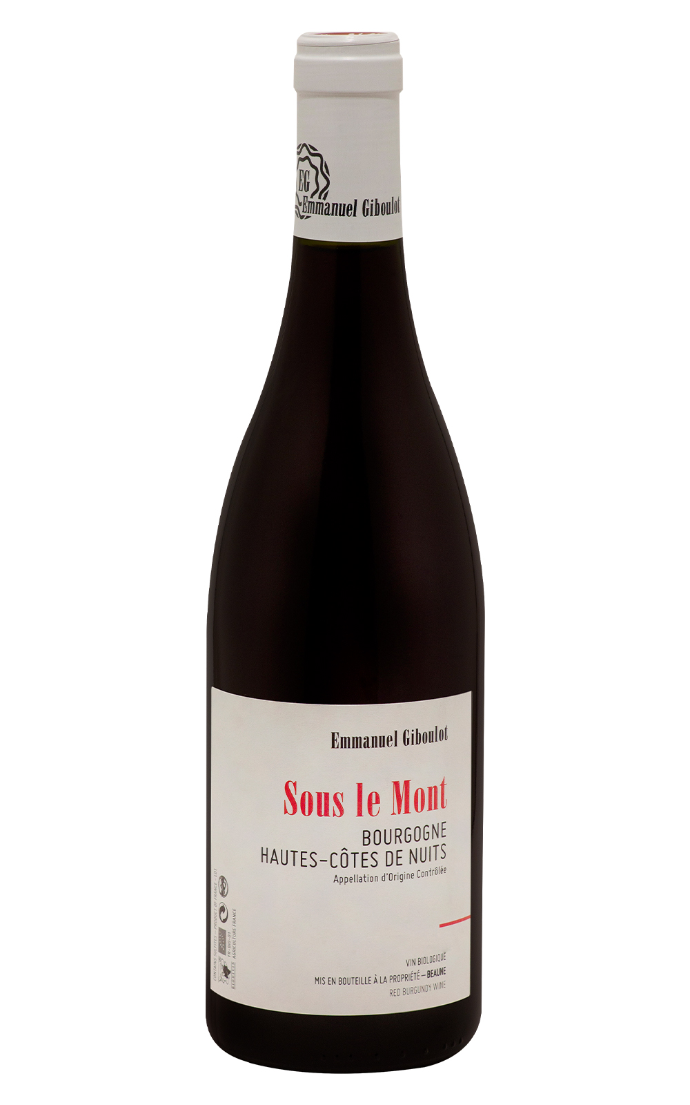 Domaine Emmanuel Giboulot Sous le Mont Bourgogne Hautes Cotes de Nuits 2022 艾曼紐 吉布洛酒莊 高山下 布根地上夜丘紅酒