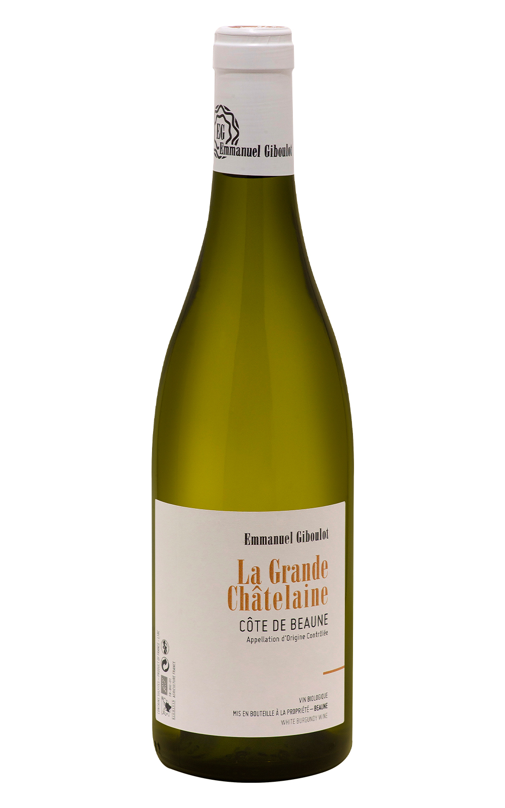 Domaine Emmanuel Giboulot La Grande Châtelaine Cote de Beaune Blanc 2020 艾曼紐 吉布洛酒莊 大堡主夫人克羅園 伯恩丘白酒