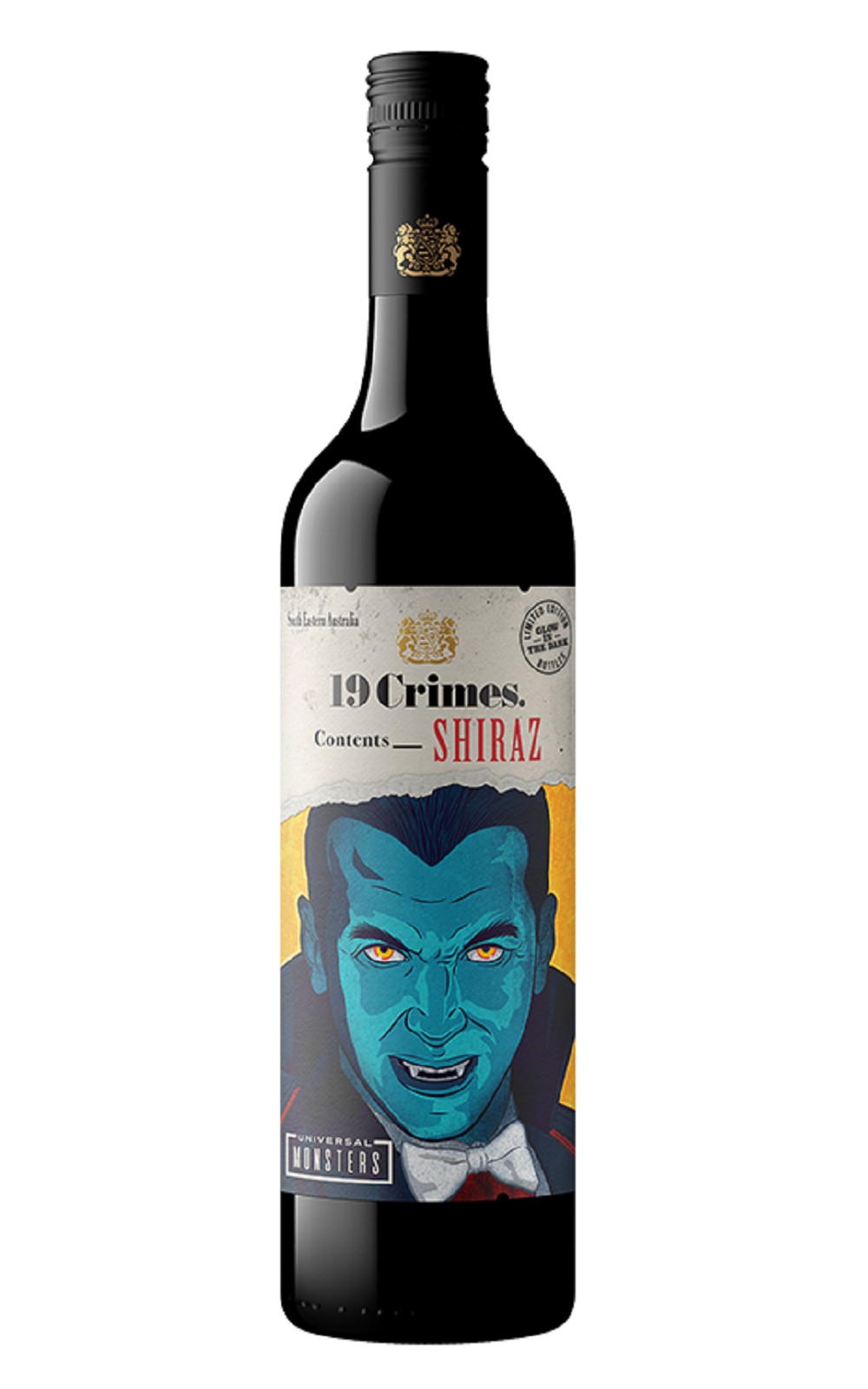 19 Crimes Universal Monsters Shiraz Glow in the dark Edition 2022 19宗罪酒莊 環球怪物系列 希哈紅酒 夜光特別版