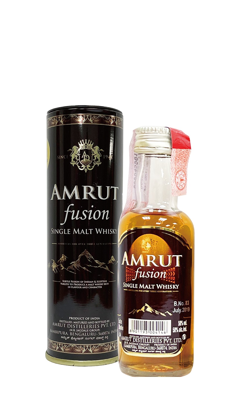 Amrut贈品 Fusion Single Malt Whisky 非賣品 Amrut贈品 融合 單一麥芽威士忌 非賣品