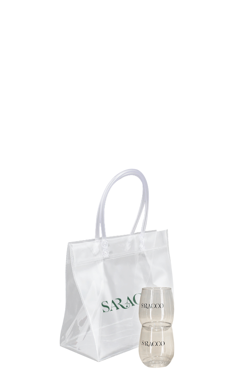 Saracco贈品 精美透明PVC手提冰袋 1 Tossware環保酒杯 2