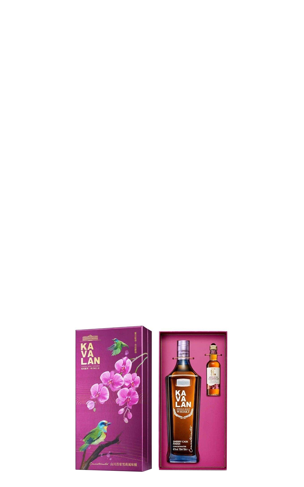 Kavalan Concertmaster Sherry Cask Finish Single Malt Whisky Gift Box 2023 New Year Edition 噶瑪蘭蒸餾廠 山川首席系列 雪莉桶 單一麥芽威士忌 2023新春禮盒限量版
