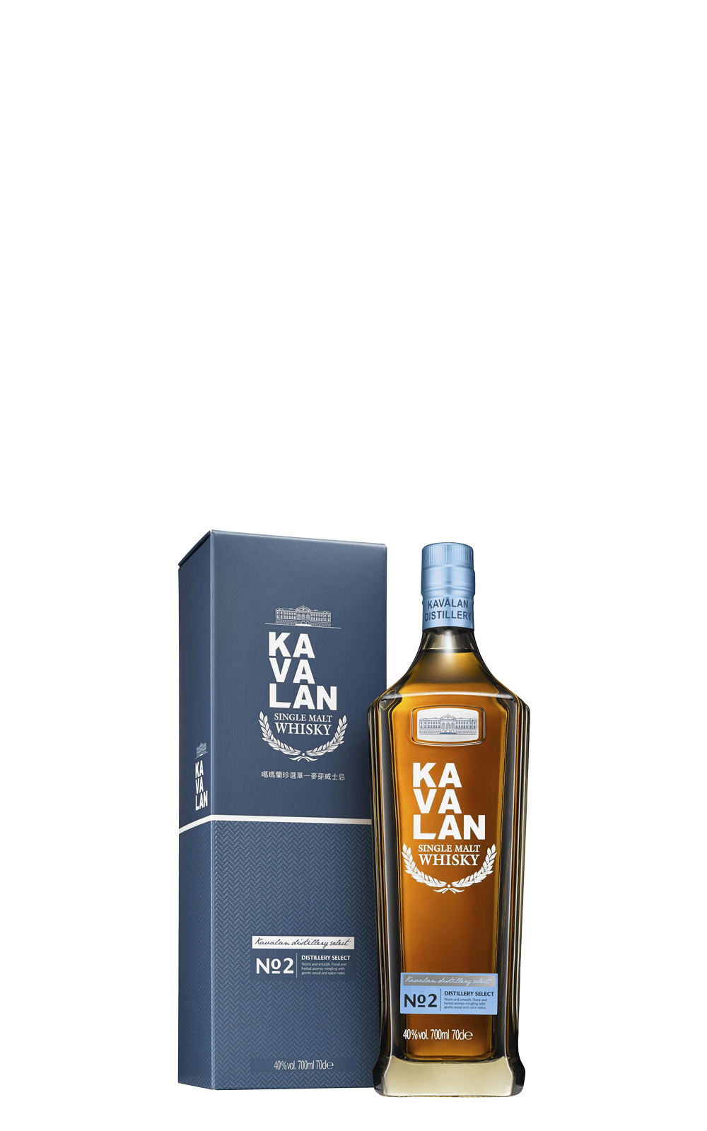 Kavalan Select No 2 Single Malt Whisky 噶瑪蘭蒸餾廠 珍選No 2 單一麥芽威士忌