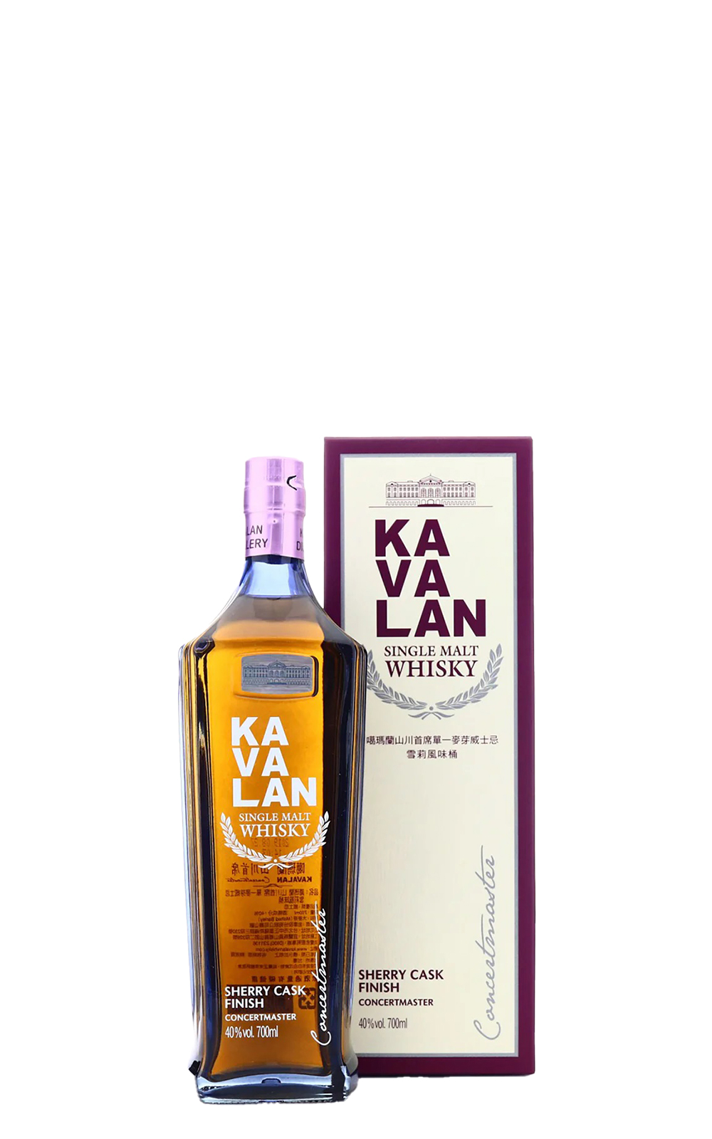 Kavalan Concertmaster Sherry Cask Finish Single Malt Whisky 噶瑪蘭蒸餾廠 山川首席系列 雪莉桶 單一麥芽威士忌