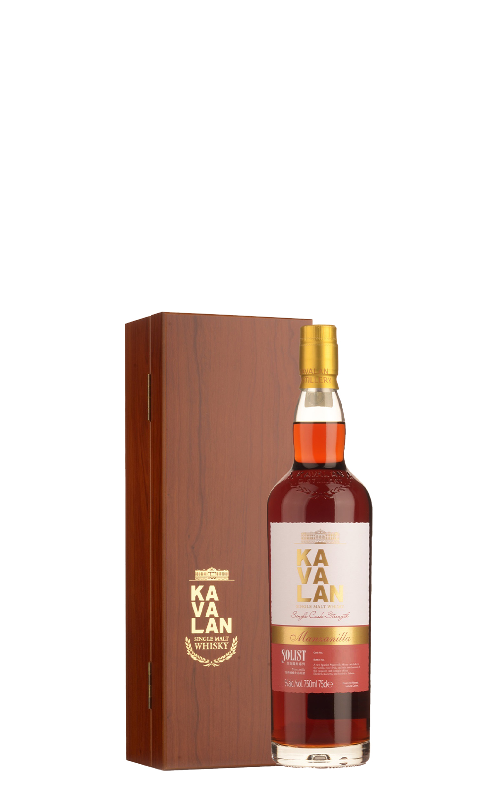 Kavalan Solist Manzanilla Single Cask Strength Single Malt Whisky 噶瑪蘭蒸餾廠 經典獨奏系列 曼薩尼亞雪莉桶 原酒 單一麥芽威士忌
