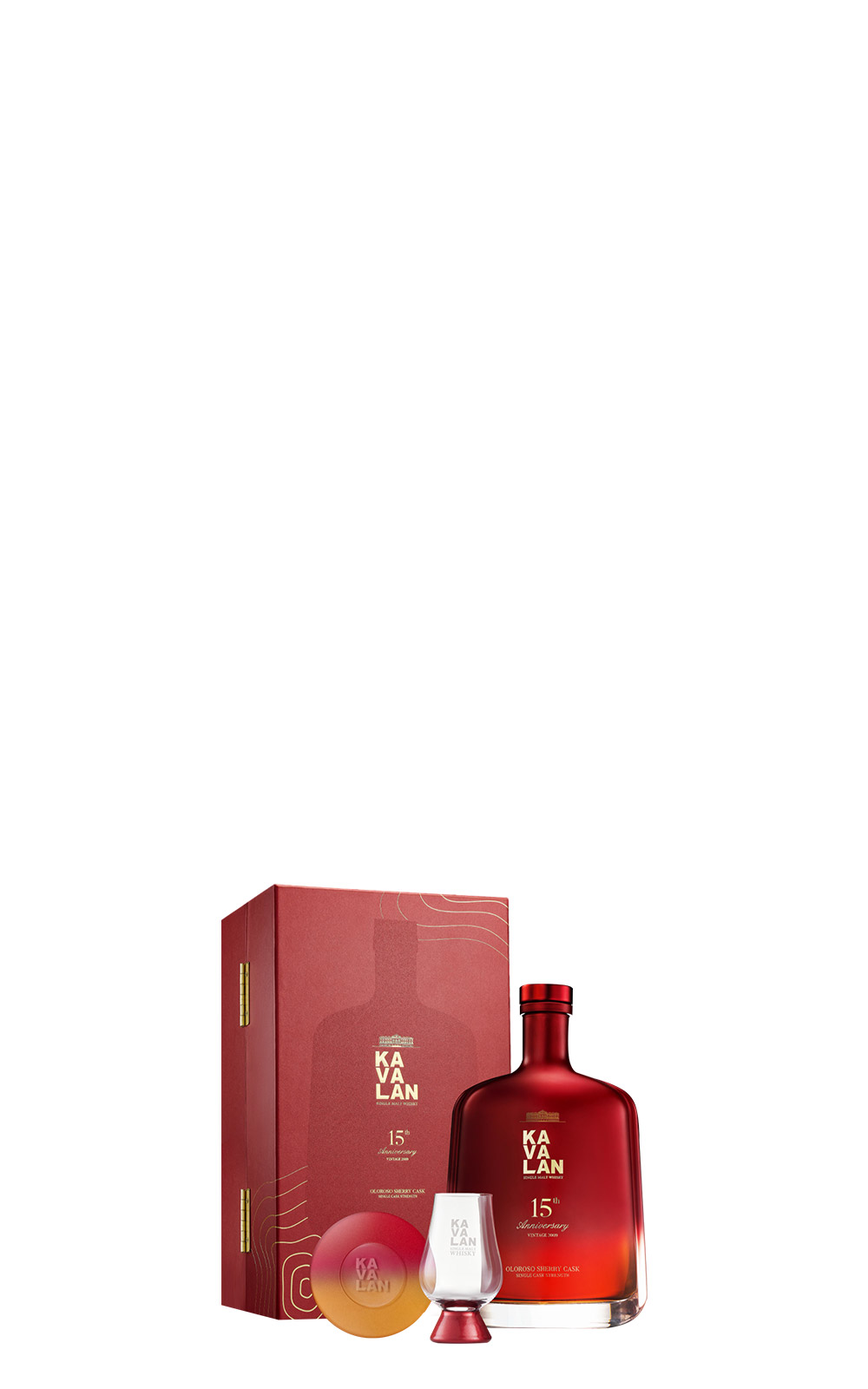 Kavalan 15th Anniversary Vintage 2009 Oloroso Sherry Cask Single Malt Whisky 噶瑪蘭蒸餾廠 15週年 2009 歐羅洛梭雪莉桶 單一麥芽威士忌