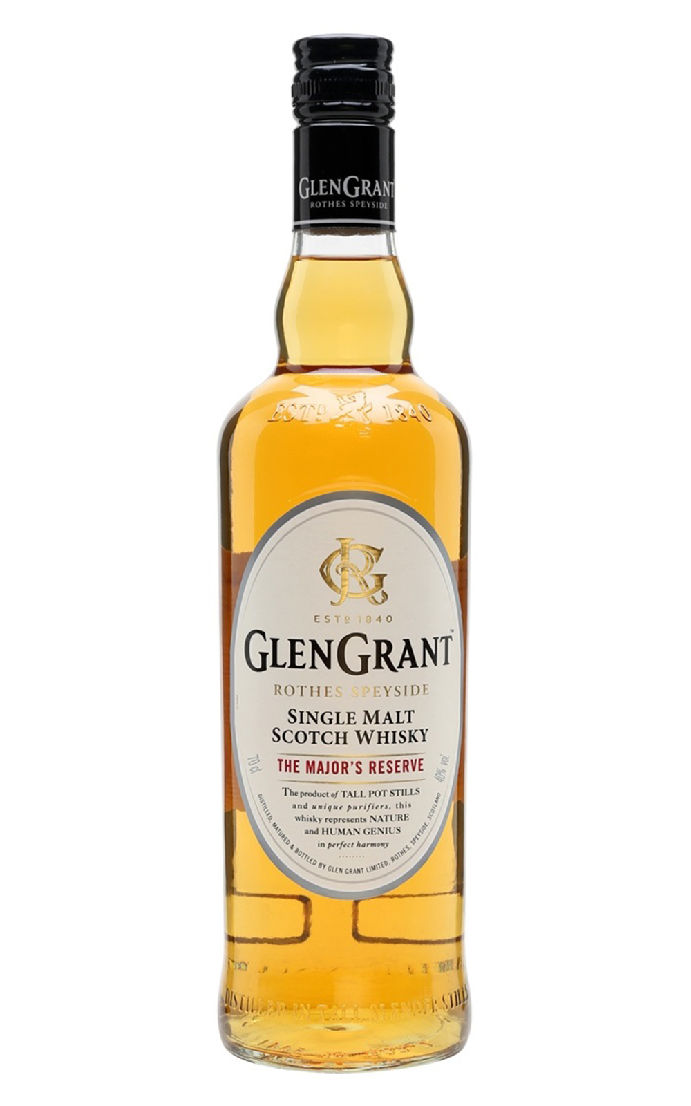 Glen Grant The Major s Reserve Single Malt Scotch Whisky 格蘭冠酒廠 少校精選 單一麥芽蘇格蘭威士忌