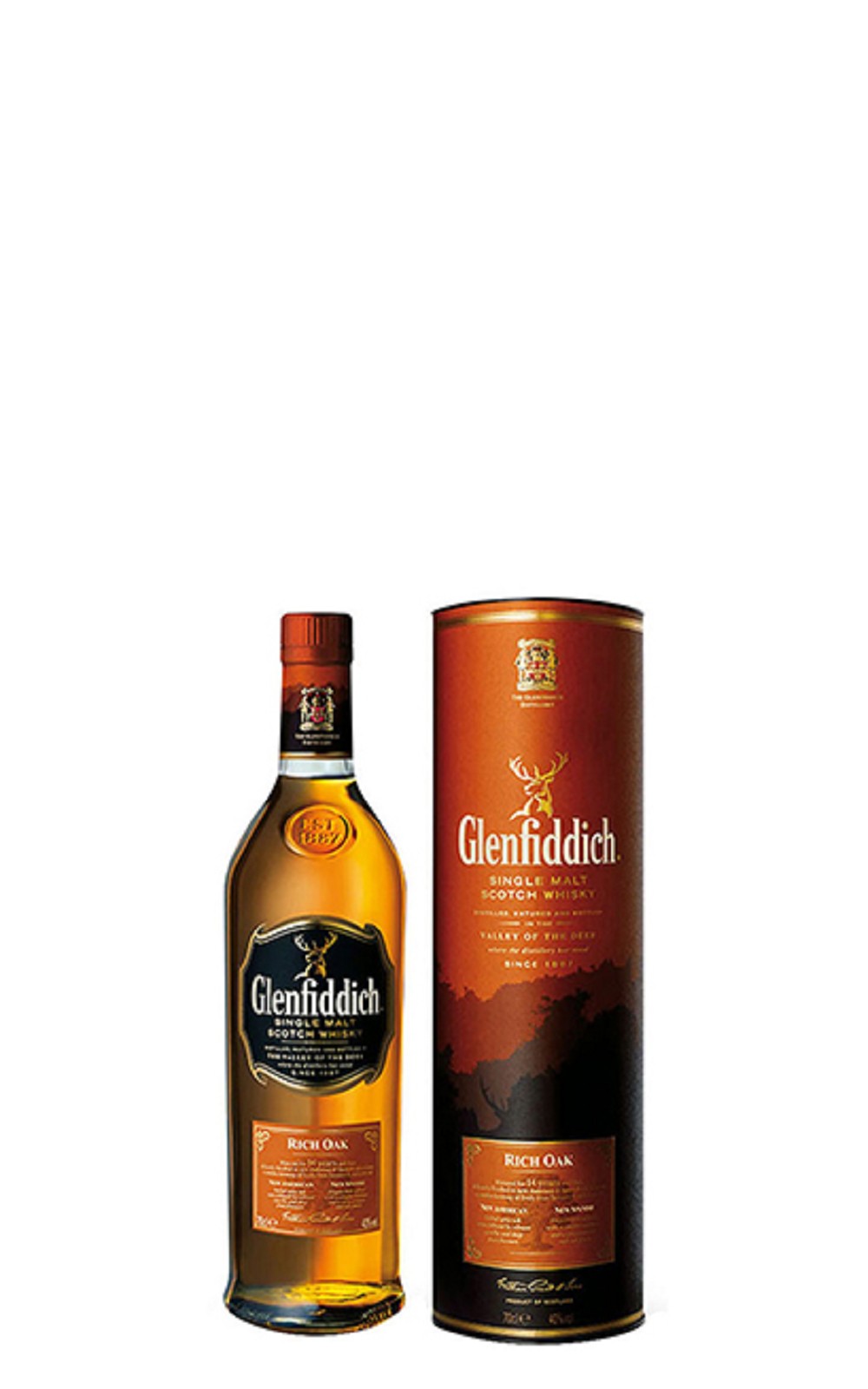 Glenfiddich Rich Oak 14 Years Old Single Malt Scotch Whisky 格蘭菲迪蒸餾廠 Rich Oak 14年單一麥芽蘇格蘭威士忌