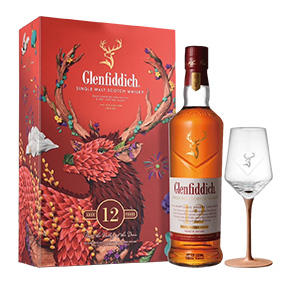 Glenfiddich-Aged 12 Years Old Single Malt Scotch Whisky (2024 CNY Gift Box)