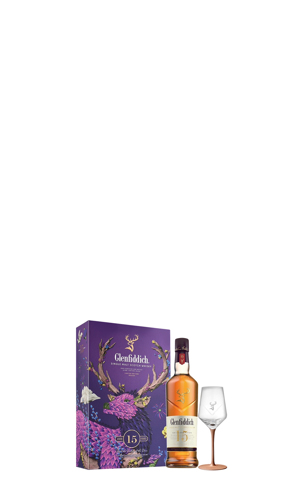 Glenfiddich Aged 15 Years Old Single Malt Scotch Whisky 2024 CNY Gift Box 格蘭菲迪蒸餾廠 15年單一麥芽蘇格蘭威士忌 2024新年禮盒