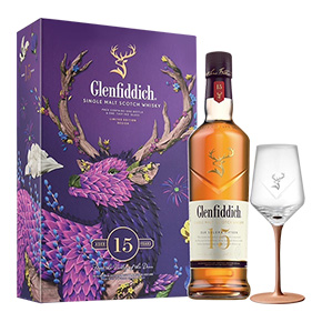Glenfiddich-Aged 15 Years Old Single Malt Scotch Whisky (2024 CNY Gift Box)