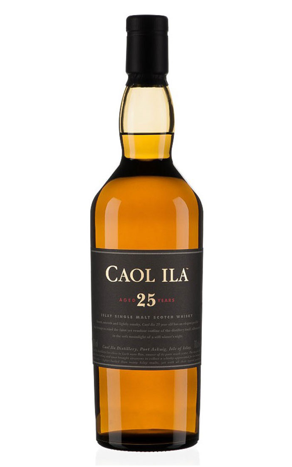 Caol Ila Aged 25 Years Single Malt Scotch Whisky 卡爾里拉蒸餾廠 25年蘇格蘭單一麥芽威士忌