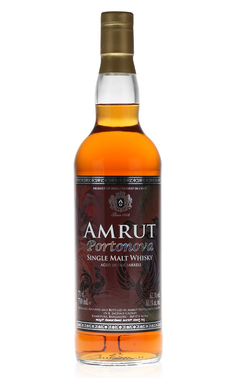 Amrut Portnova Single Malt Whisky 雅沐特蒸餾廠 波特諾瓦單一麥芽威士忌