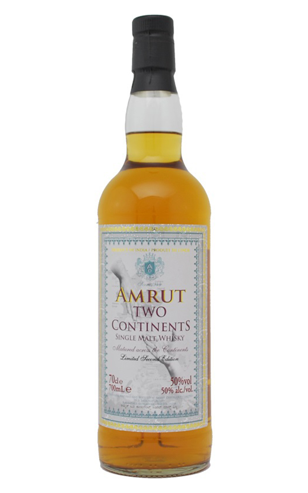 Amrut Two Continents 雅沐特蒸餾廠 兩大洲第2版單一麥芽威士忌