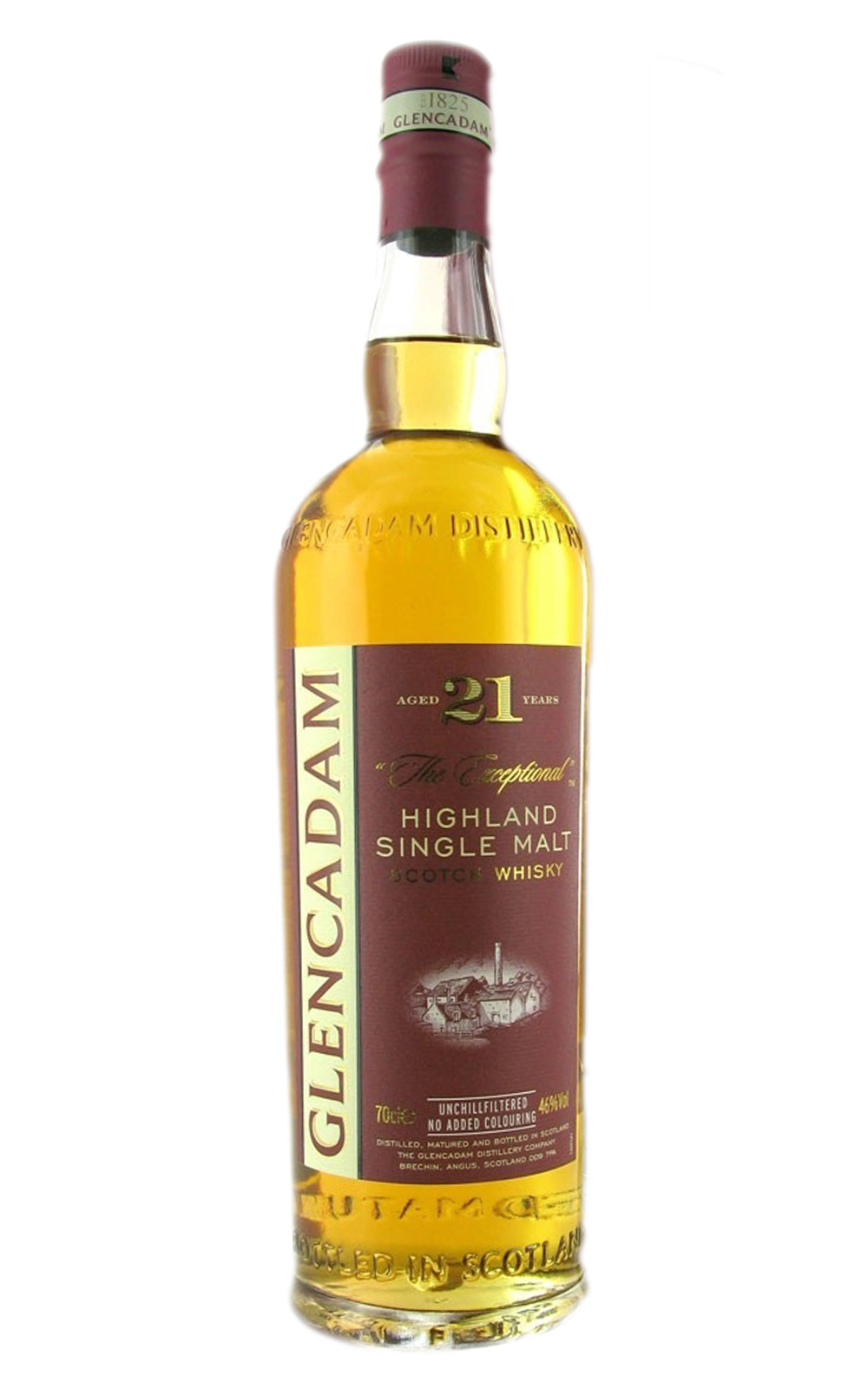 Glencadam Aged 21 Years Highland Single Malt Scotch Whisky 卡登 21年單一麥芽蘇格蘭威士忌