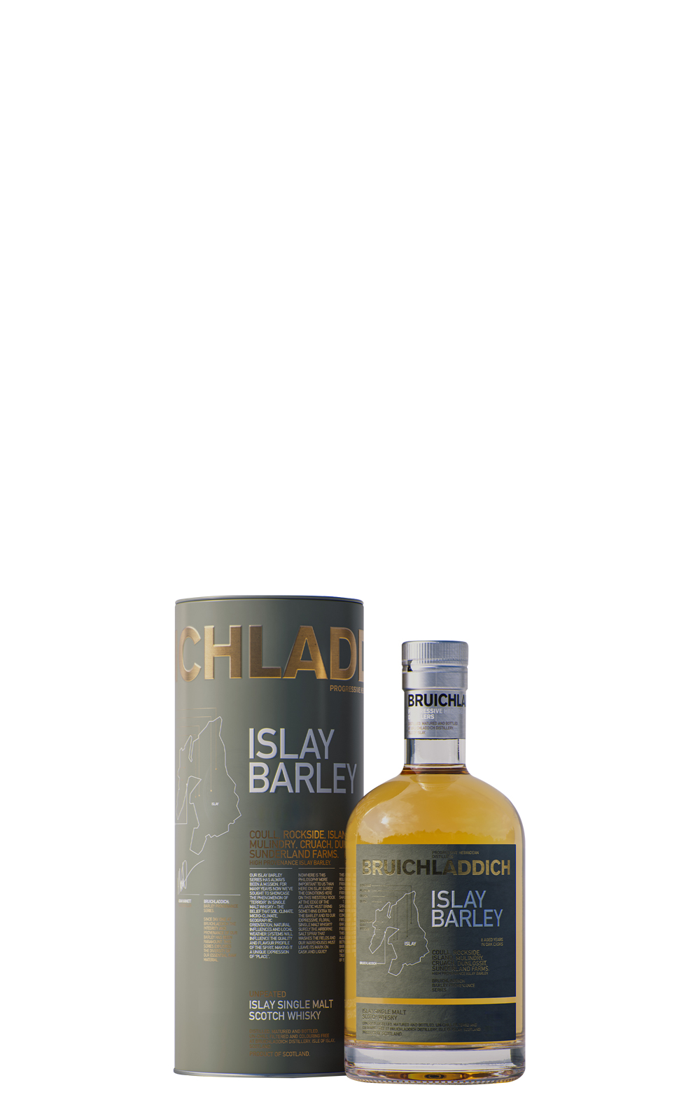 Bruichladdich Distillery Islay Barley 2013 Unpeated Islay Single Malt Scotch Whisky 布萊迪蒸餾廠 艾雷大麥2013 艾雷島單一麥芽蘇格蘭威士忌