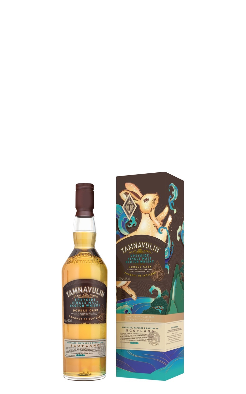 Tamnavulin Distillery Double Cask Speyside Single Malt Scotch Whisky Gift Box 2023 New Year Edition 塔木嶺蒸餾廠 雙桶 斯佩賽 單一麥芽蘇格蘭威士忌 2023新年禮盒版