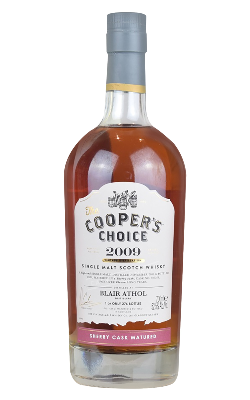 The Cooper s Choice 損標品 Blair Athol 2009 11YO 307276 Sherry Cask Single Malt Scotch Whisky 酷選大師 損標品 布萊爾阿蘇 2009 11年 307276 雪莉桶單一桶蘇格蘭威士忌