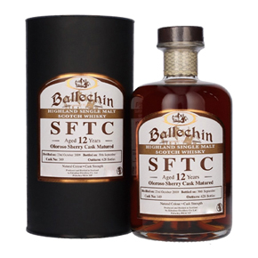 Edradour Distillery-Ballechin "SFTC" Aged 12 Years Oloroso Sherry Cask #349 Highland Single Malt Sco