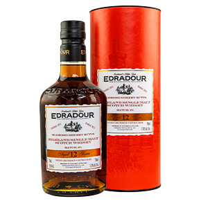 Edradour Distillery-Aged 12 Years Oloroso Sherry Butts Batch #1 Highland Single Malt Scotch Whisky