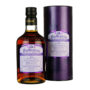 Edradour Distillery-Ballechin Aged 17 Years Burgundy Cask Highland Single Malt Scotch Whisky