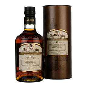 Edradour Distillery-Ballechin Aged 19 Years Manzanilla Sherry Cask Highland Single Malt Scotch Whisk