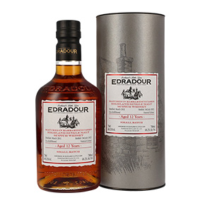 Edradour Distillery-"Small Batch" Aged 12 Years Old Barbaresco Cask Highland Single Malt Scotch Whis