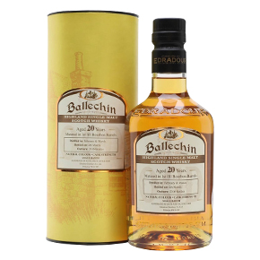 Edradour Distillery-Ballechin Aged 20 Years 1st fill Bourbon Barrels Highland Single Malt Scotch Whi